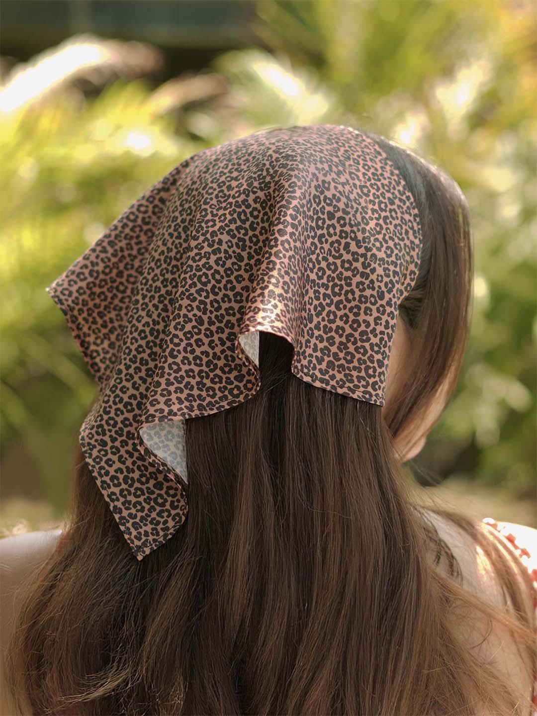 Brown Lea Noir Headscarf