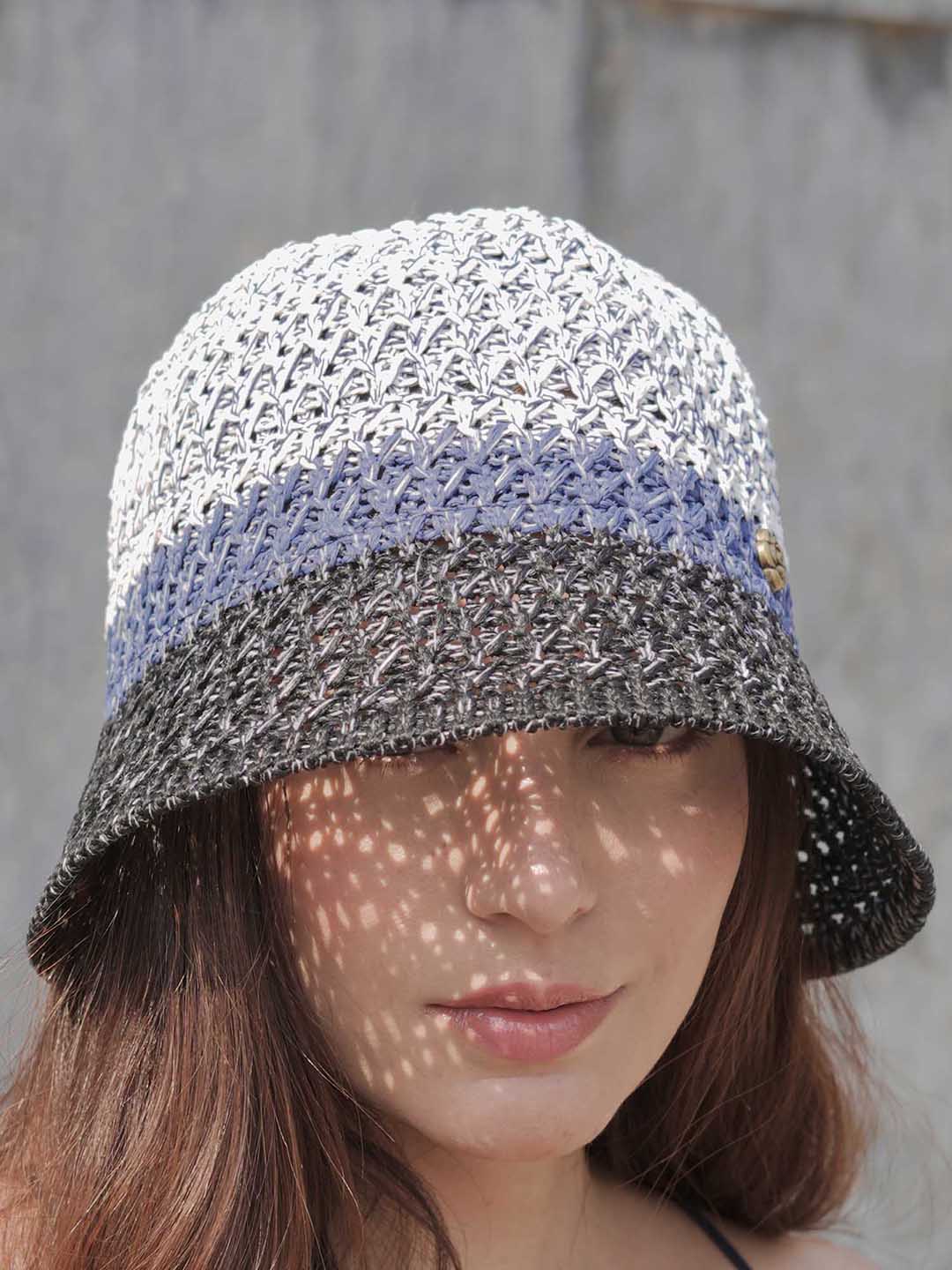 Multi Crochet Beach Bucket Hat
