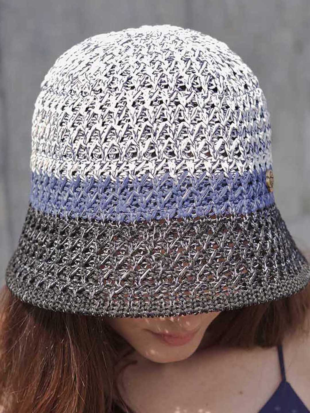 Multi Crochet Beach Bucket Hat