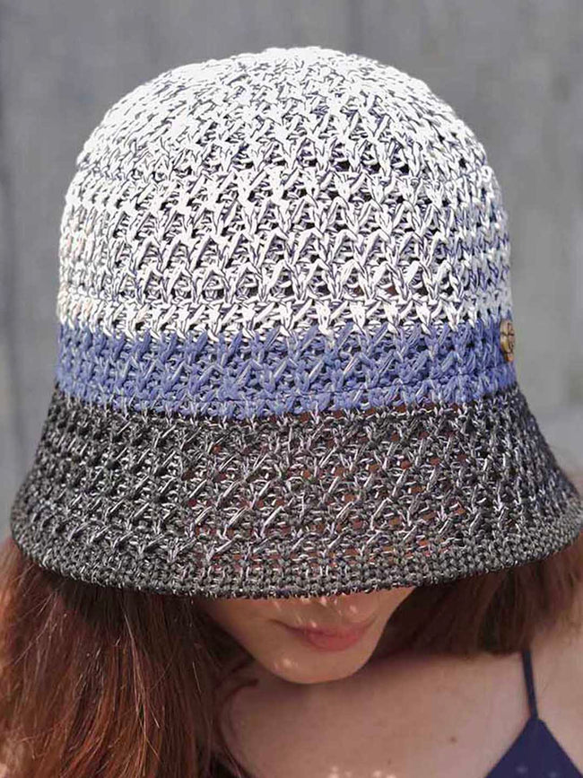 Multi Crochet Beach Bucket Hat