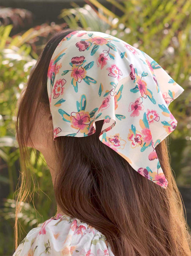 Multi Bloom Headscarf