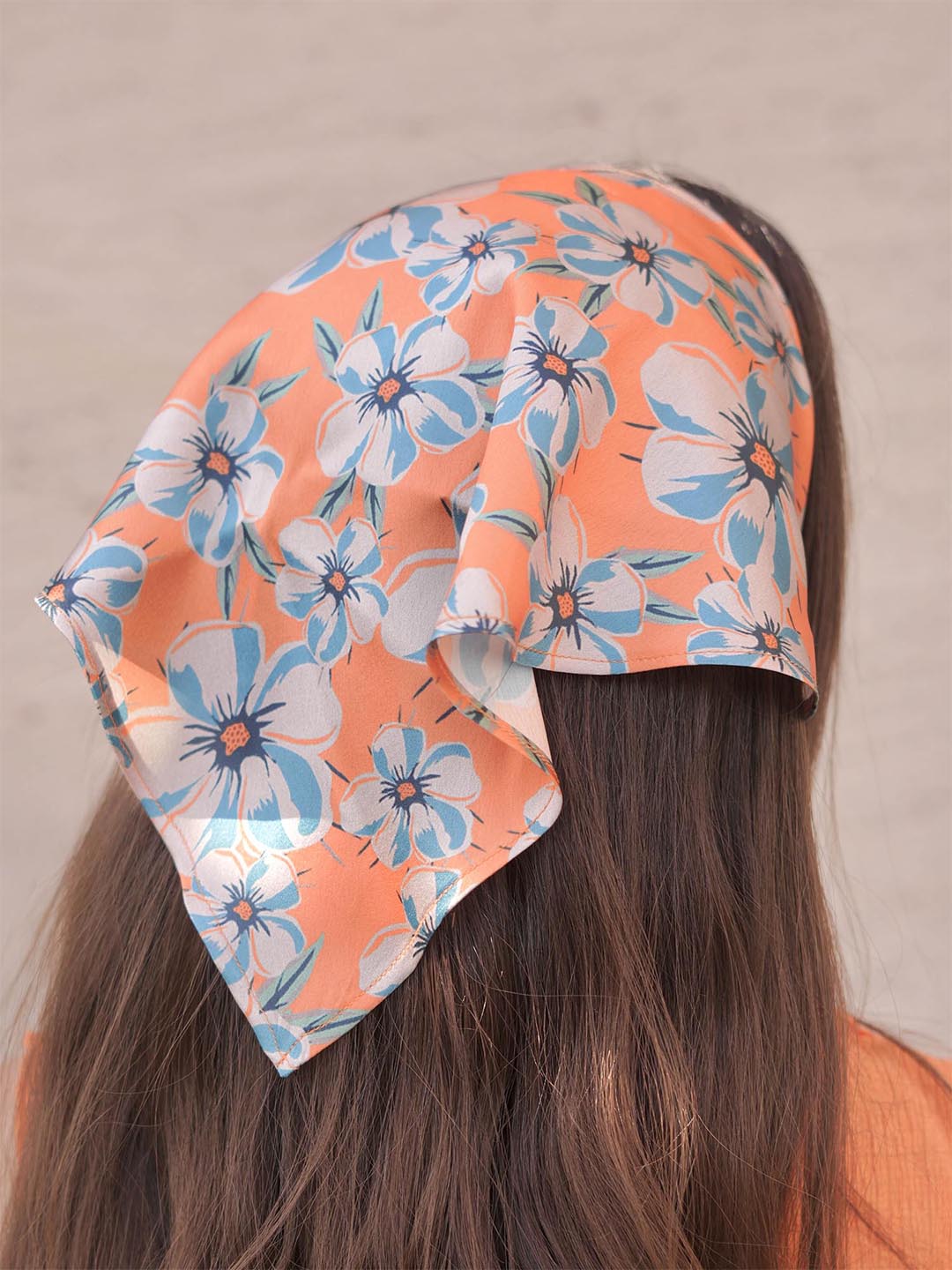 Orange Blossom Headscarf