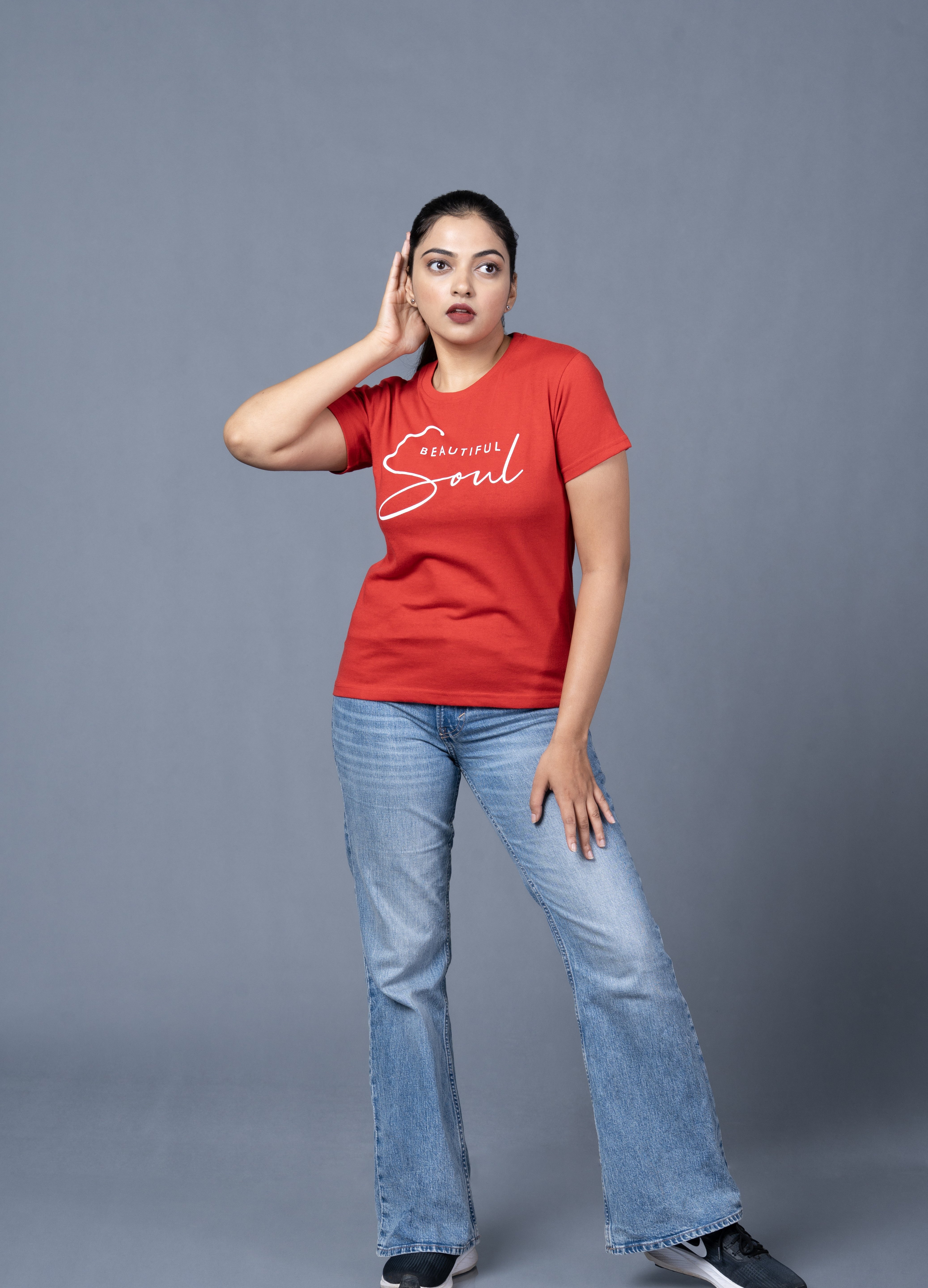 Women  Pink Cotton Tshirt