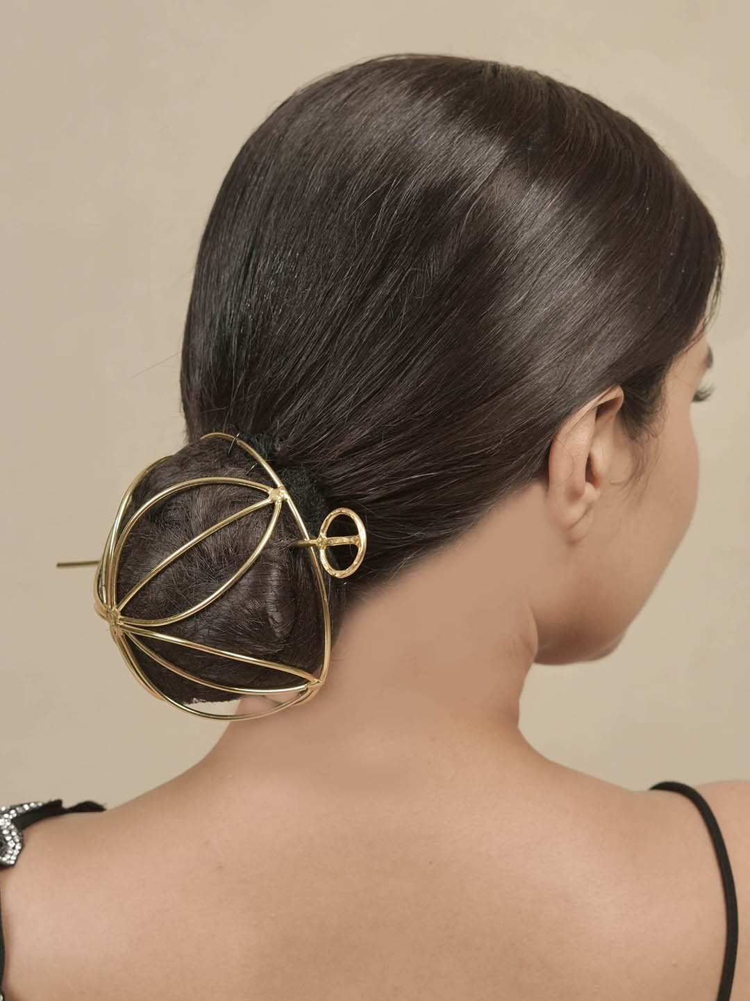 Women Gold Tara Bun Holder