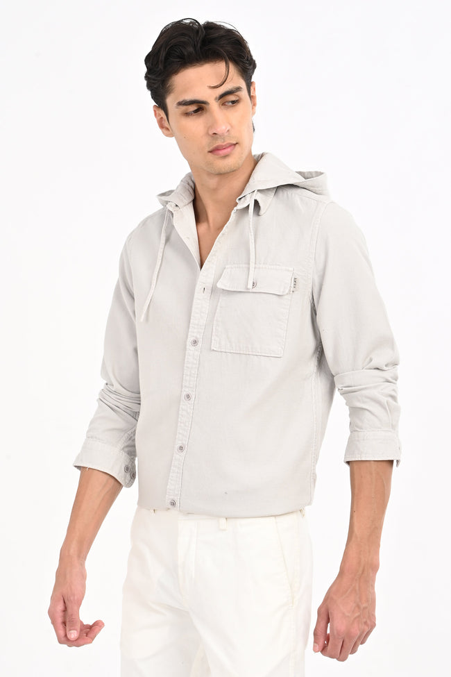 Men Vampir Hooded Shirt