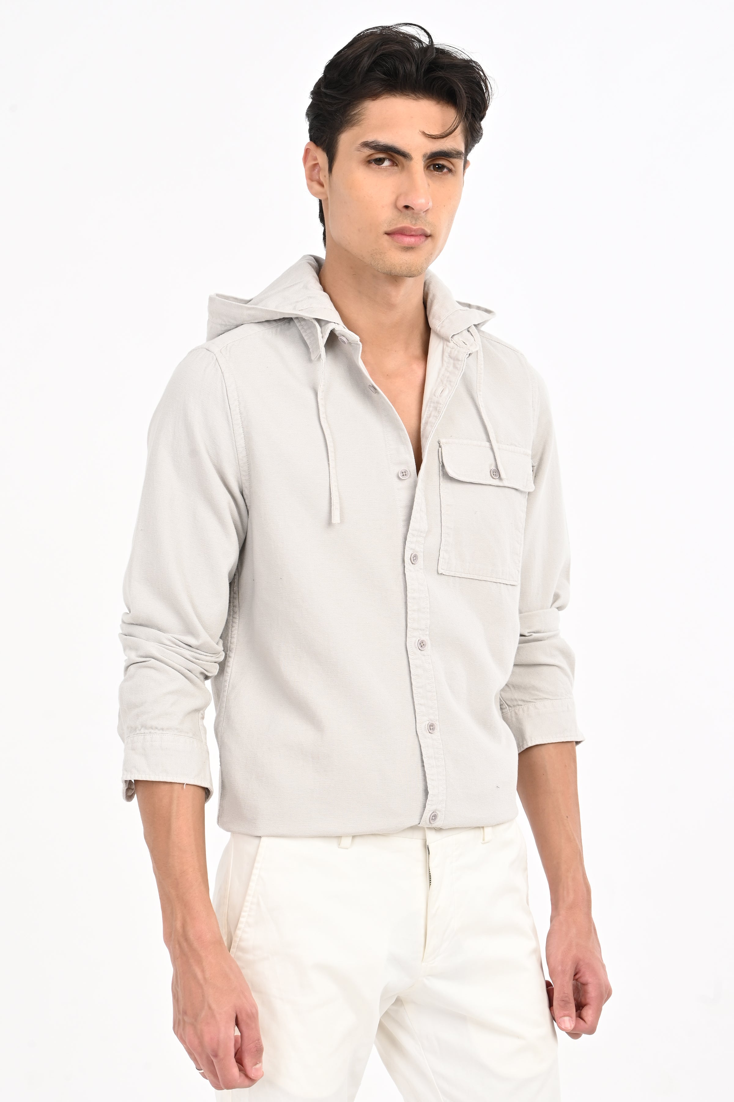 Men Vampir Hooded Shirt