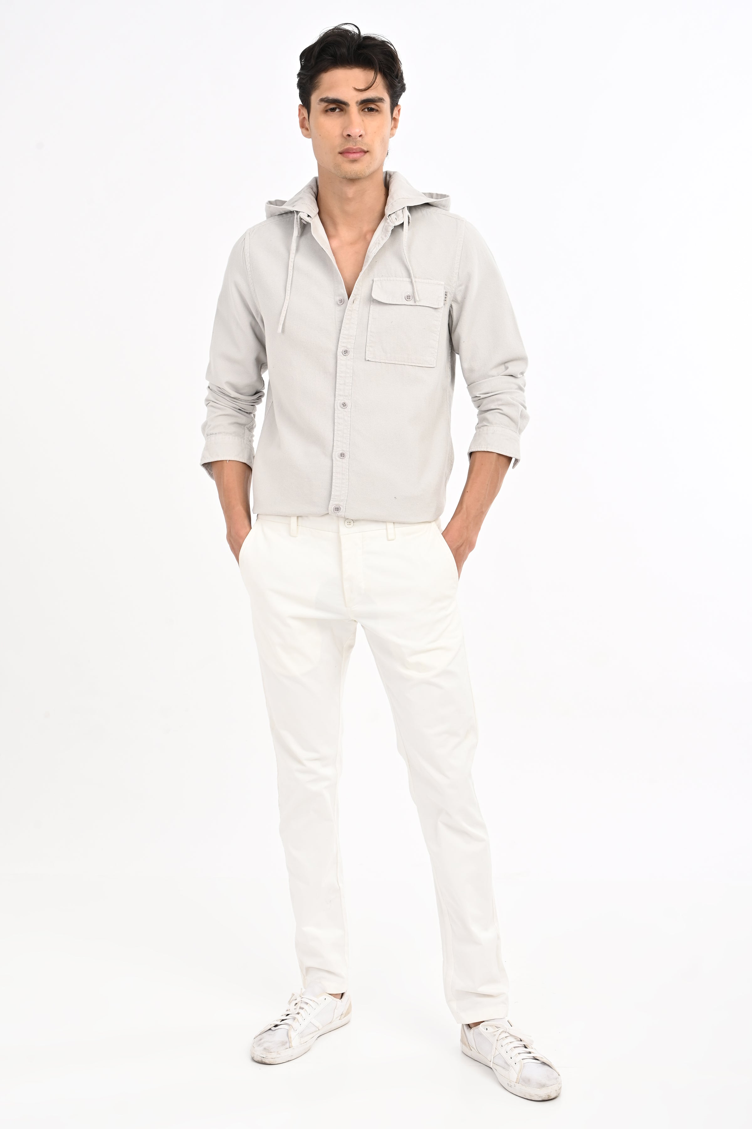 Men Vampir Hooded Shirt