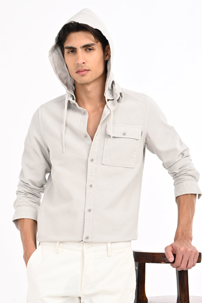 Men Vampir Hooded Shirt