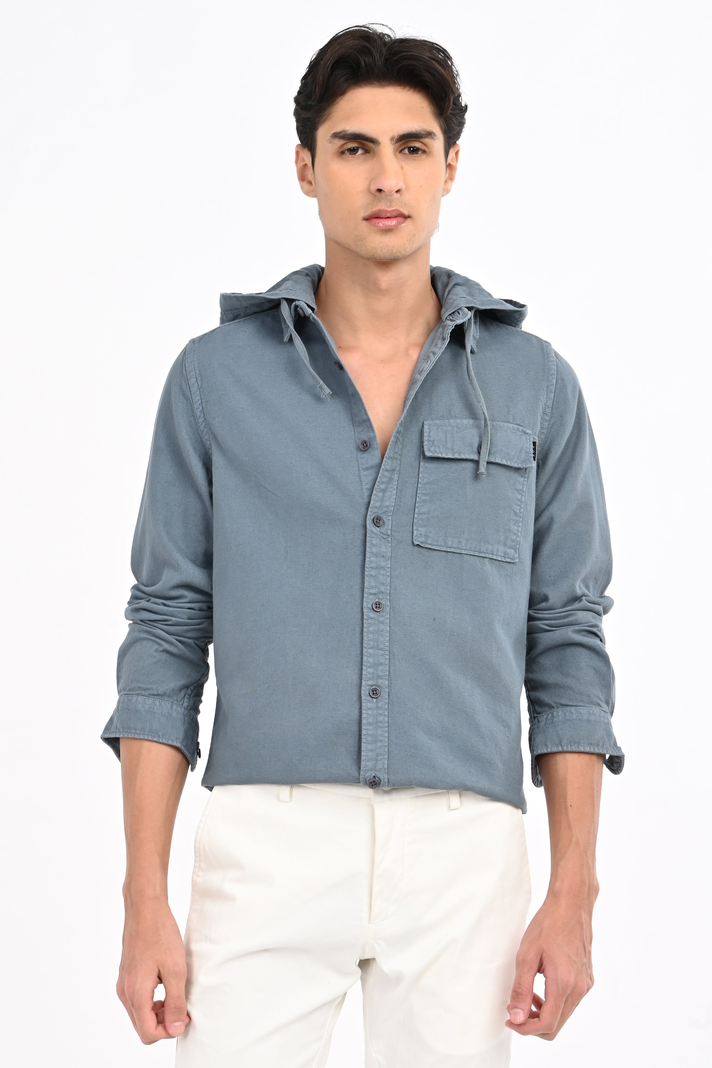 Men Vampir Hooded Shirt