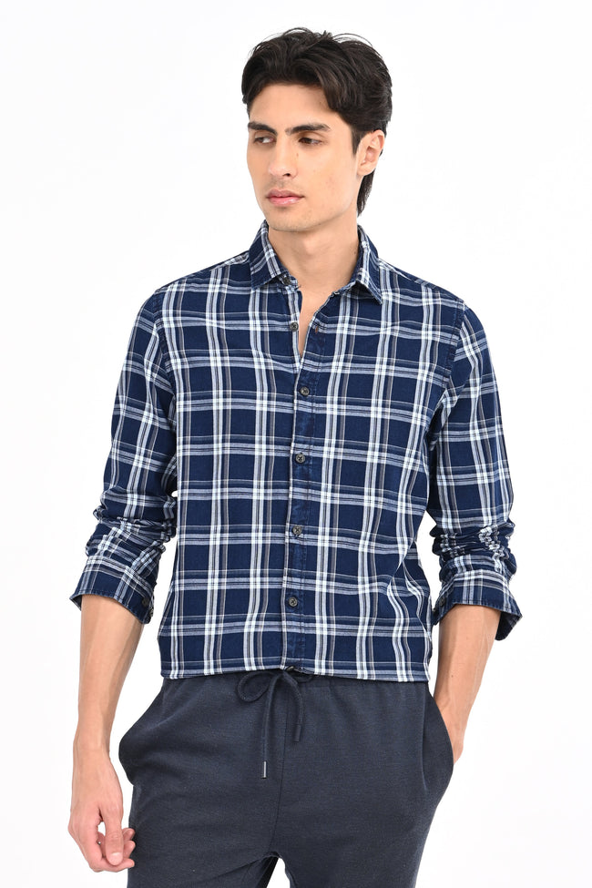 Men Albany Check Shirt