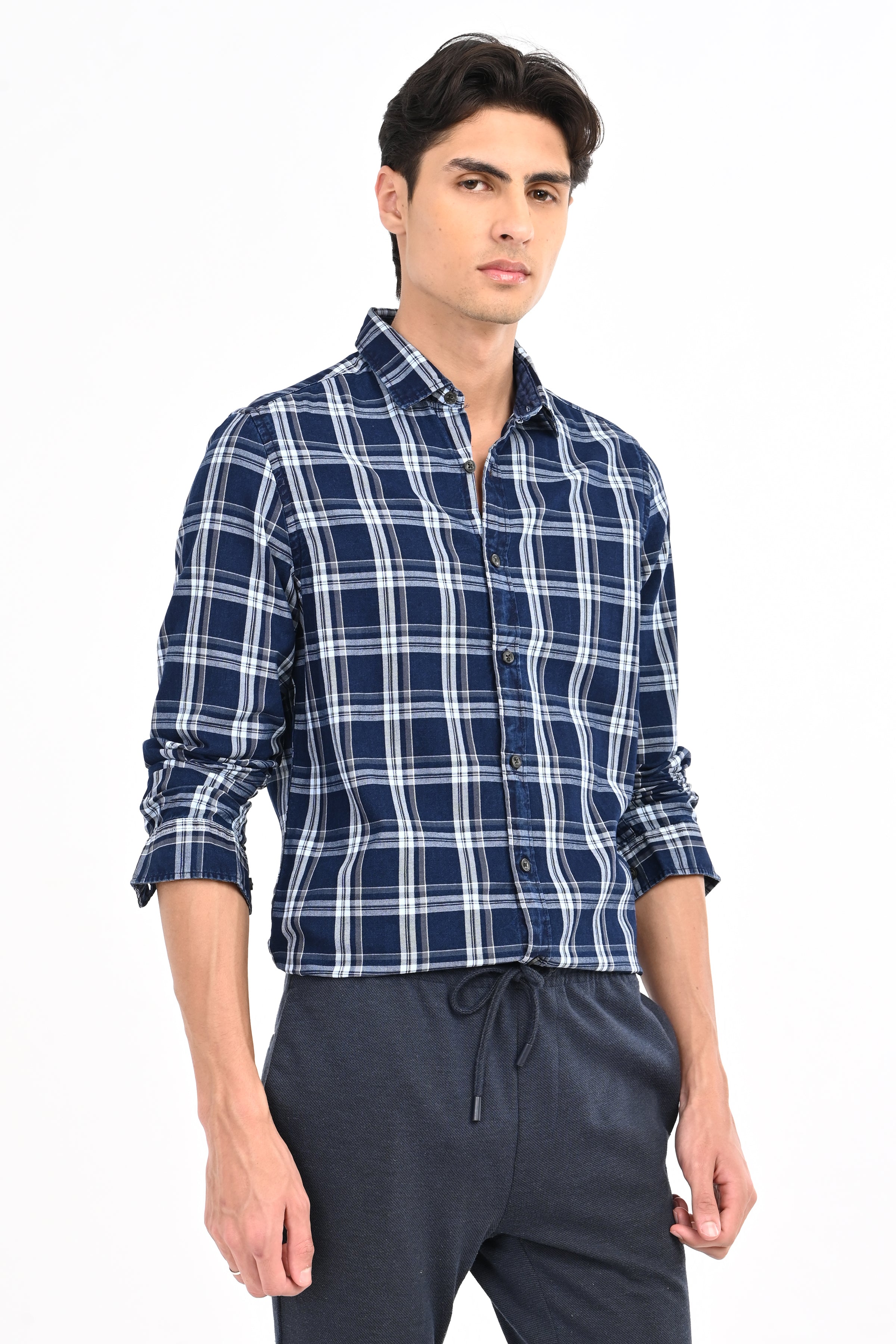Men Albany Check Shirt