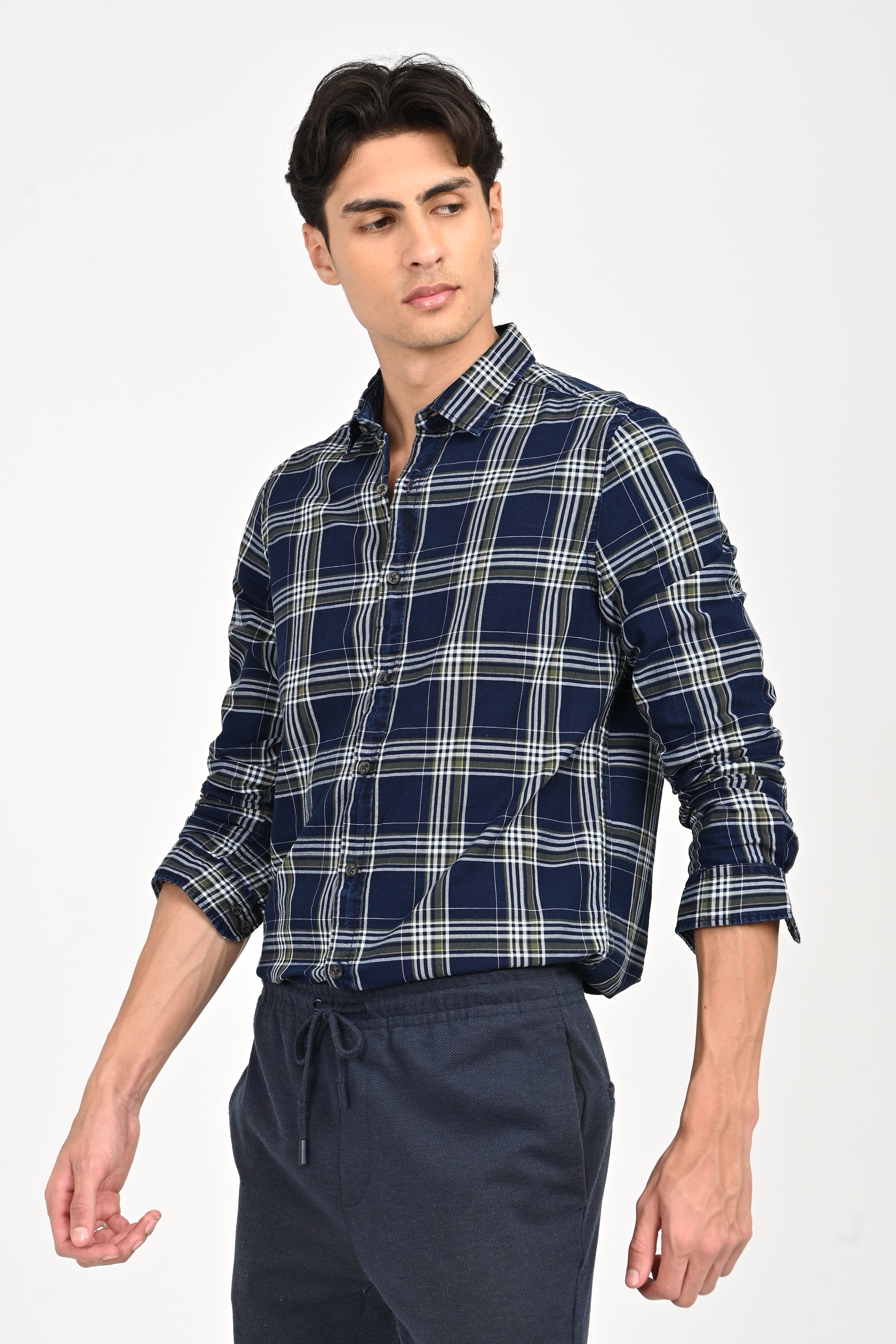 Men Carol Check Shirt