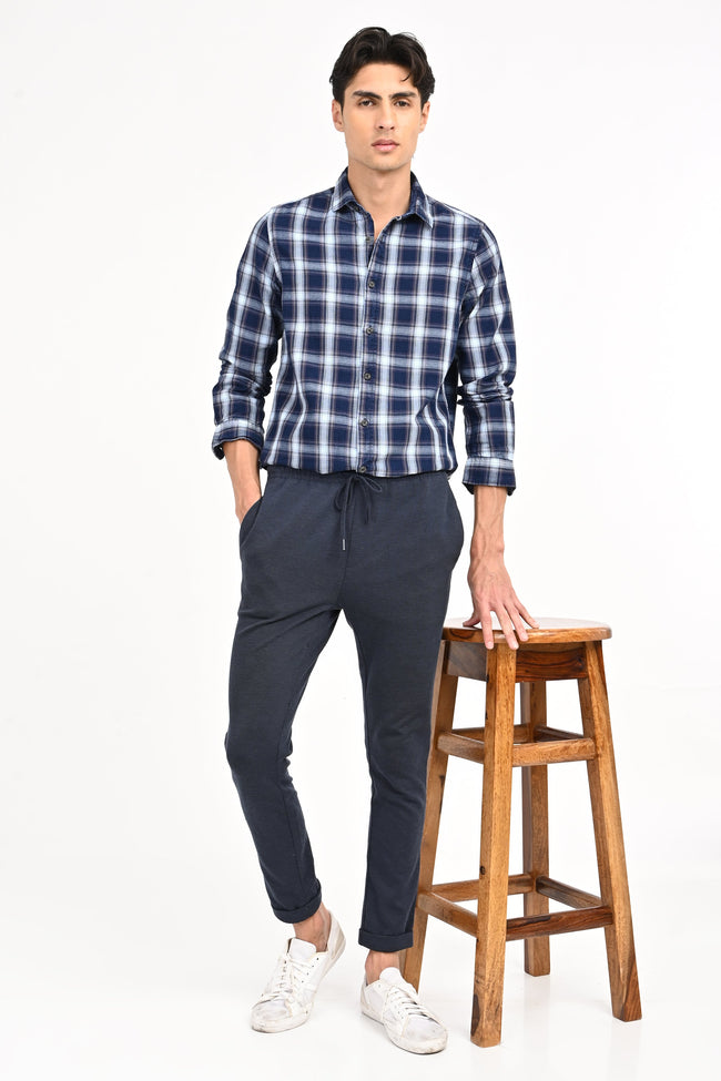 Men Columbus Check Shirt