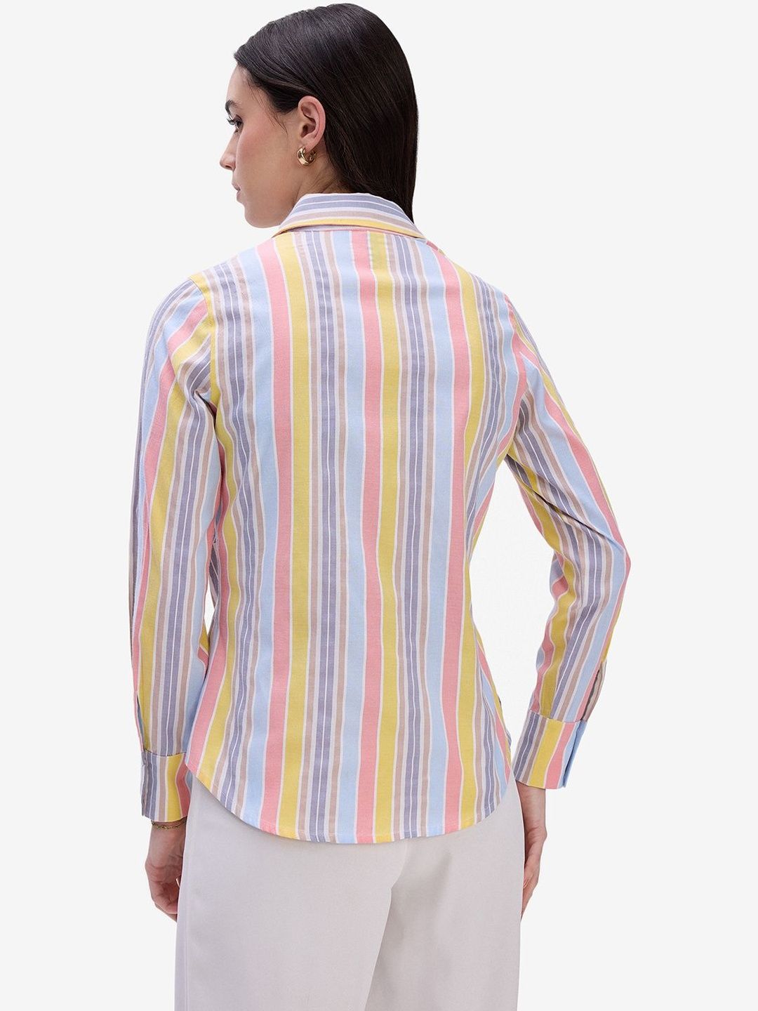 Women Multi Formal Wrap Shirt