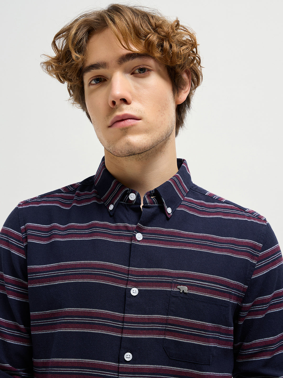 Men Navy Casual Shirt