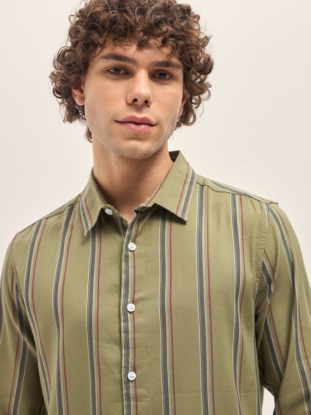 Men Green Casual Shirt