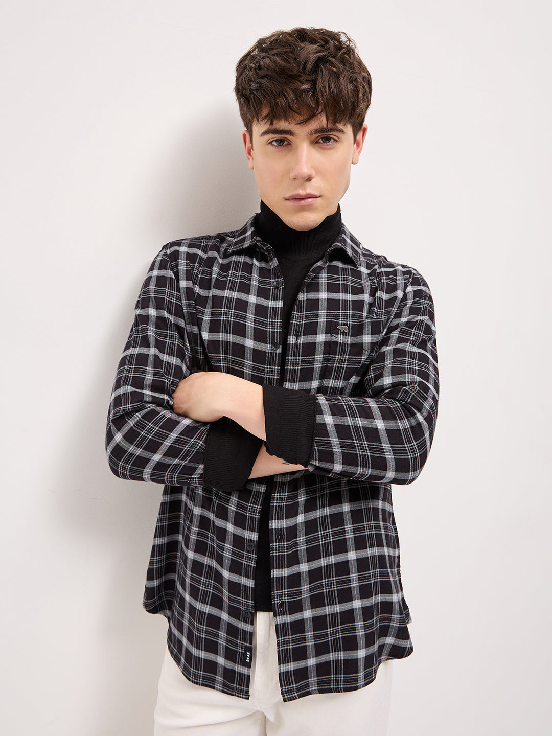 Men Black Casual Shirt