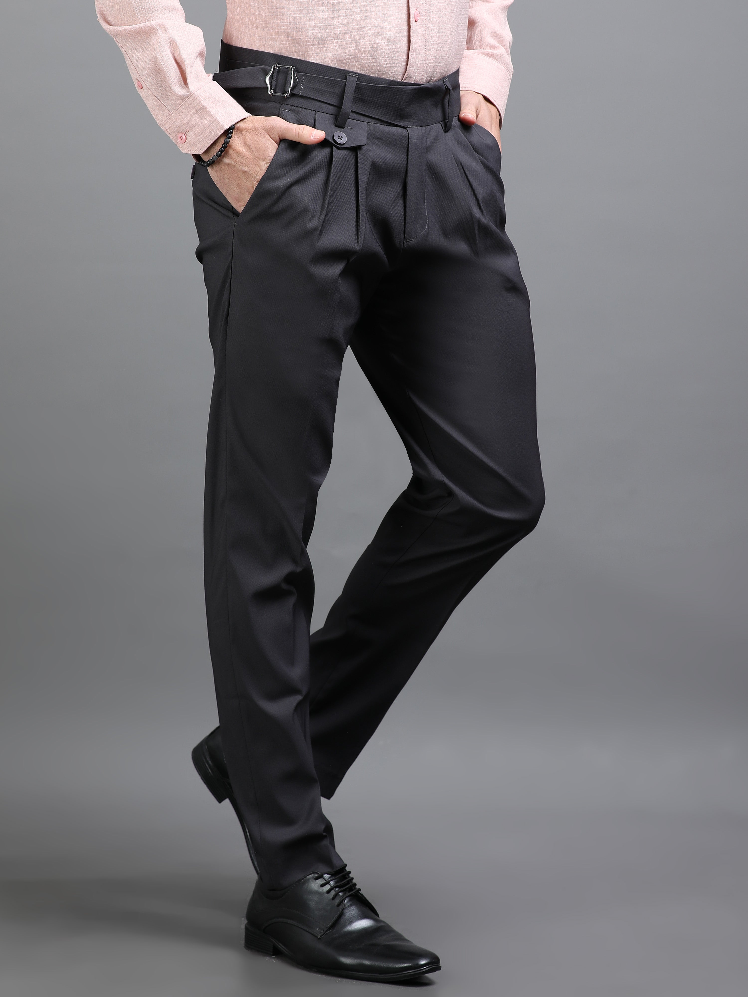 Men Rosh Charcoal Gurkha Pant
