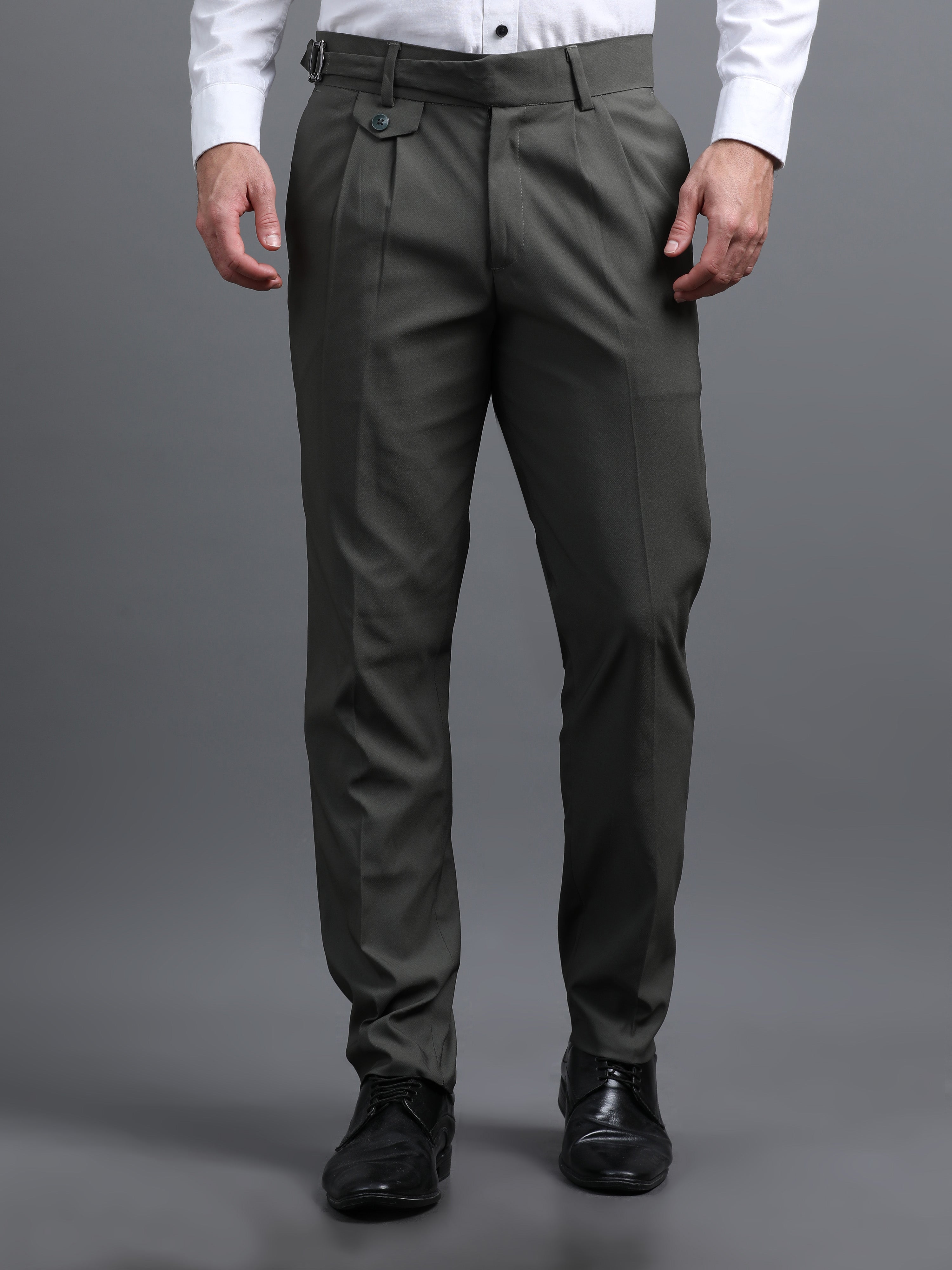 Men Rosh Olive Gurkha Pant