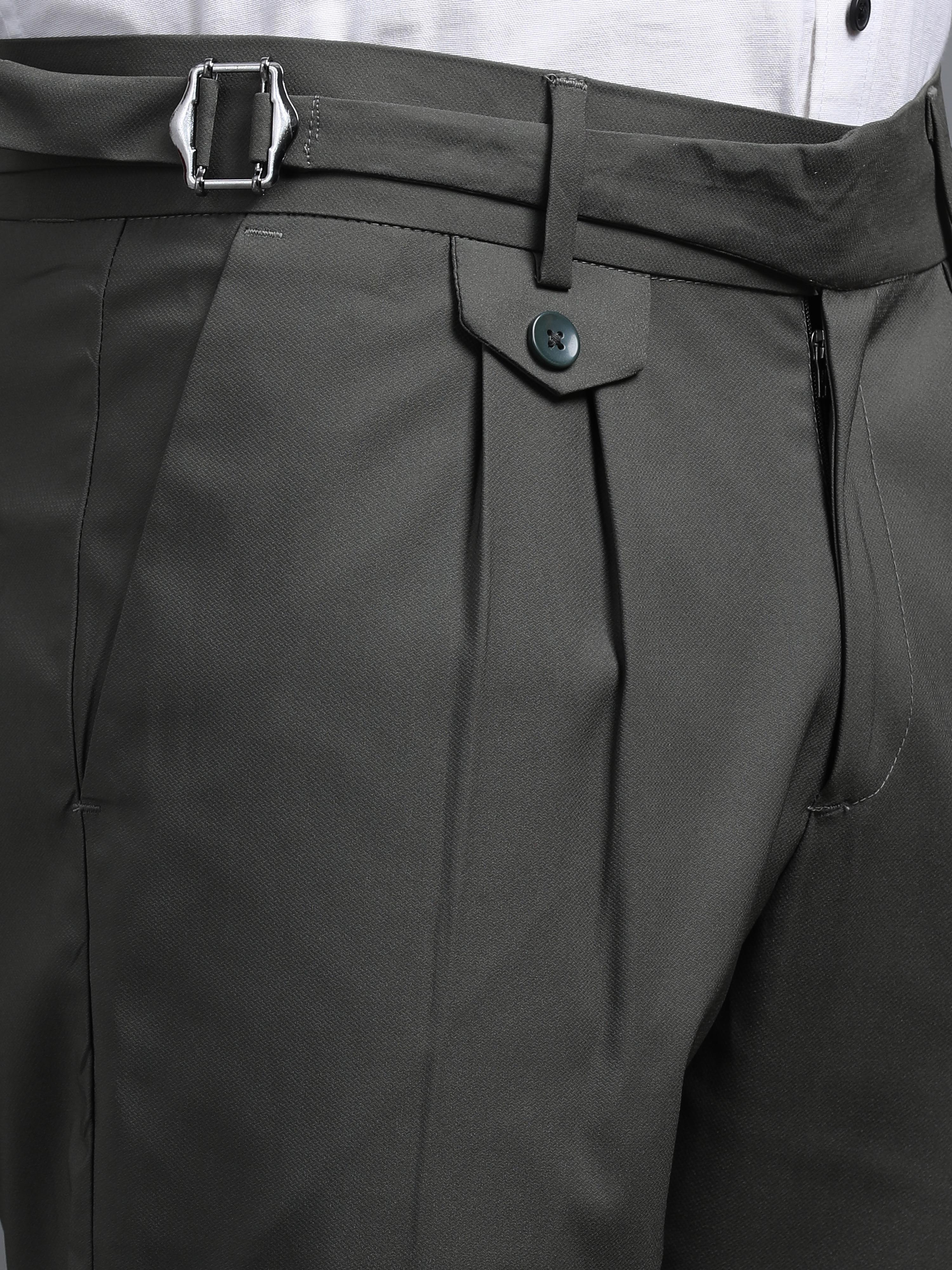 Men Rosh Olive Gurkha Pant