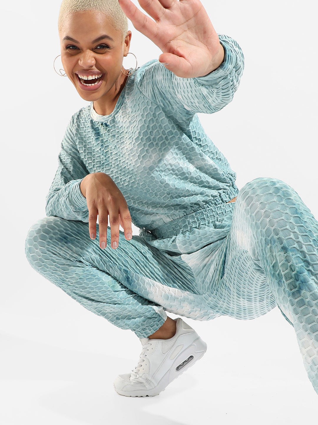 Women Multi Honeycomb Co-Ord Set