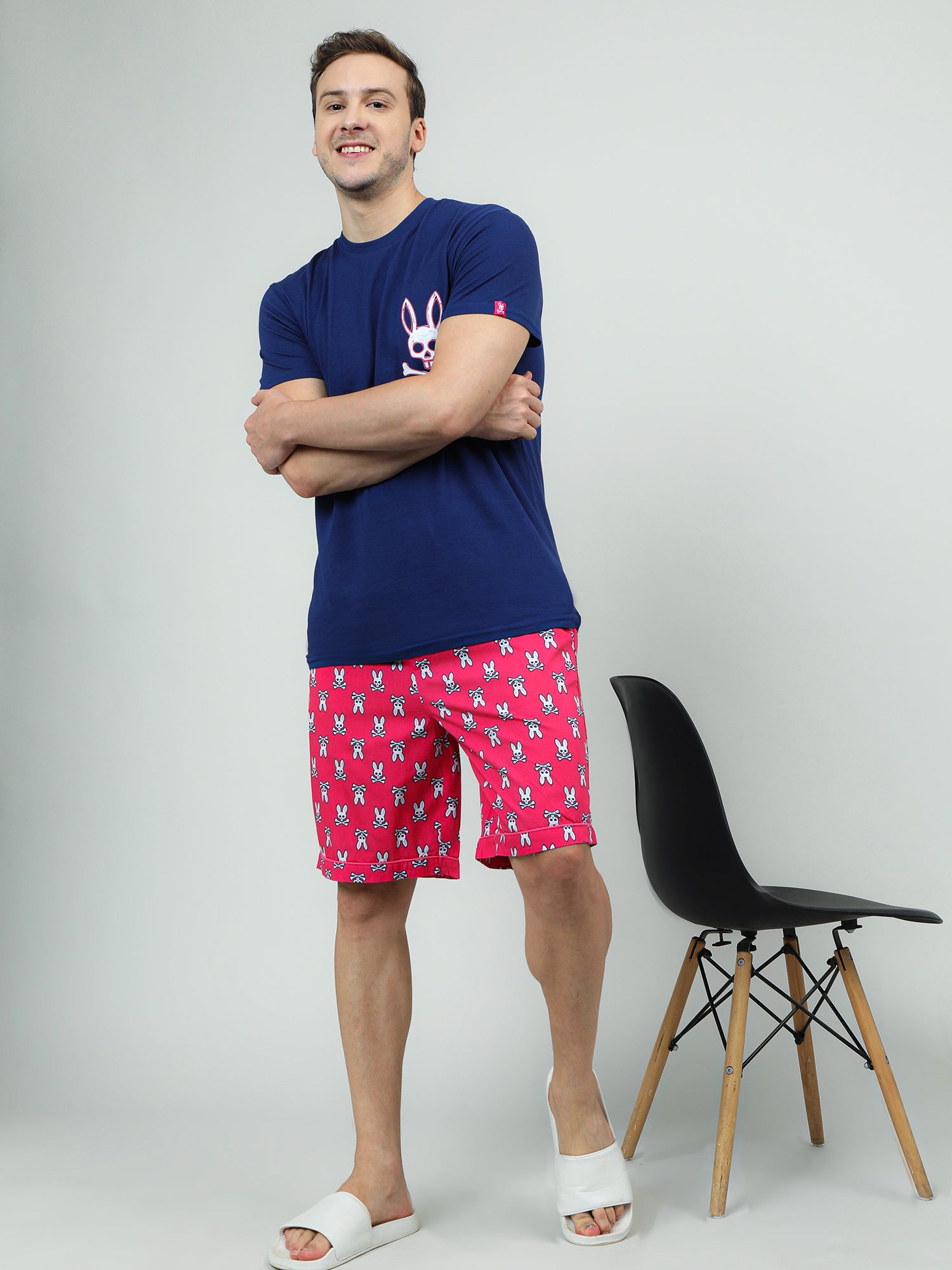 Dark Pink Comfort Cotton Shorts