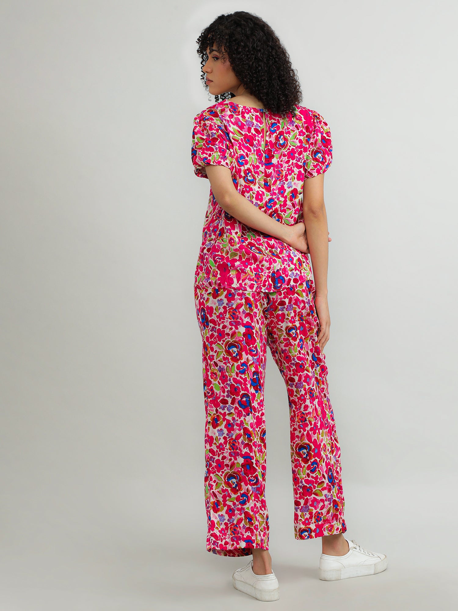 Women Viscose Multicolour Comfy Pants