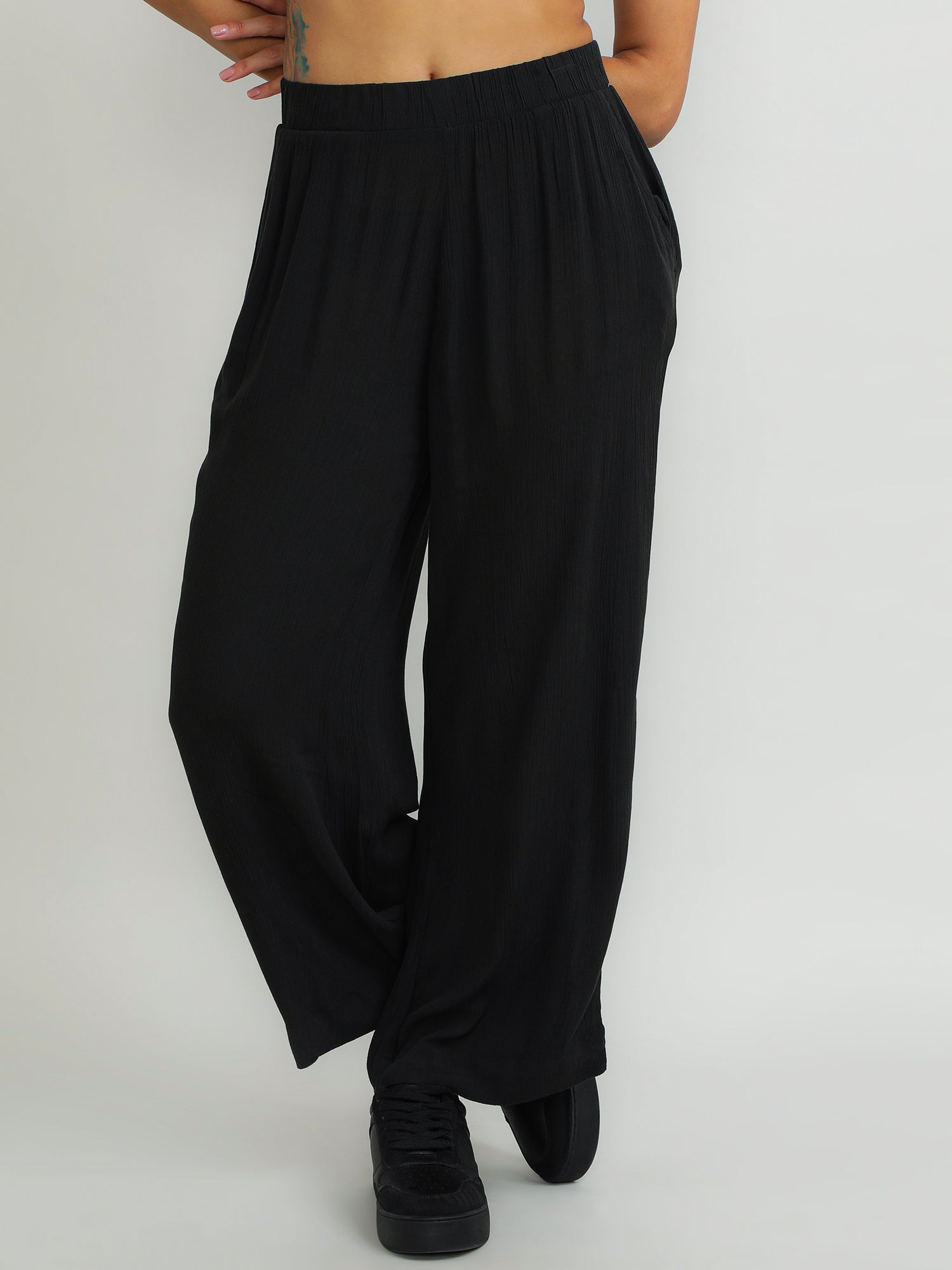 black straight pants  for women