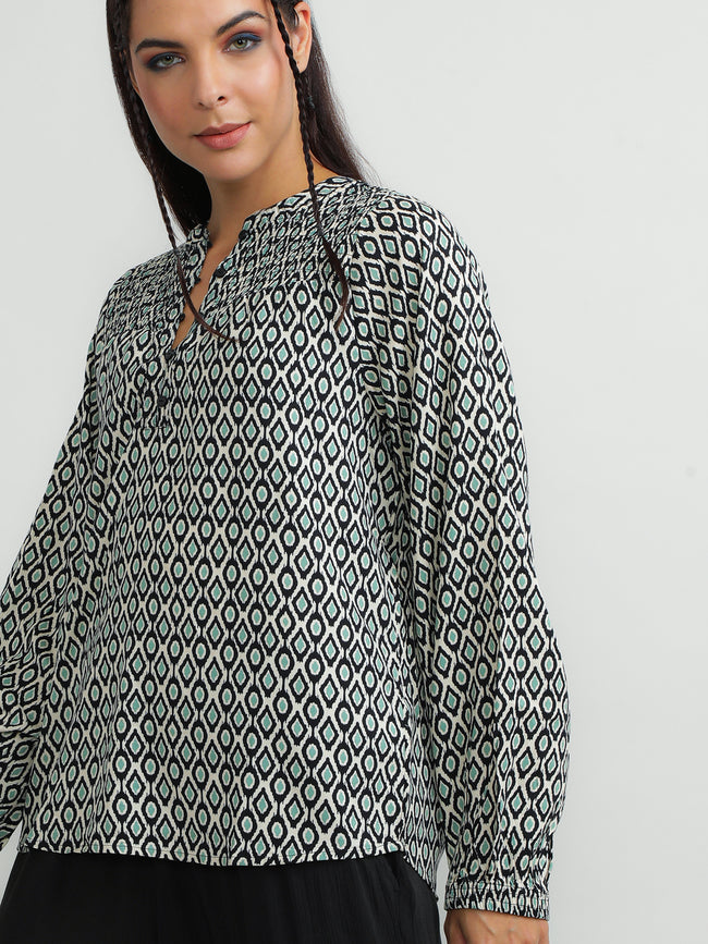 Women Viscose Printed Top
