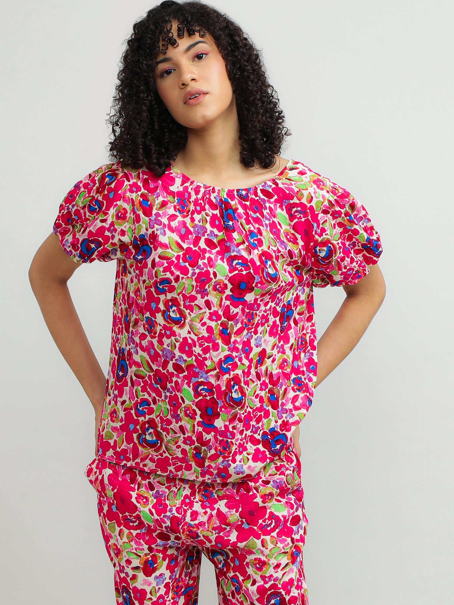 Women Viscose Fun Top