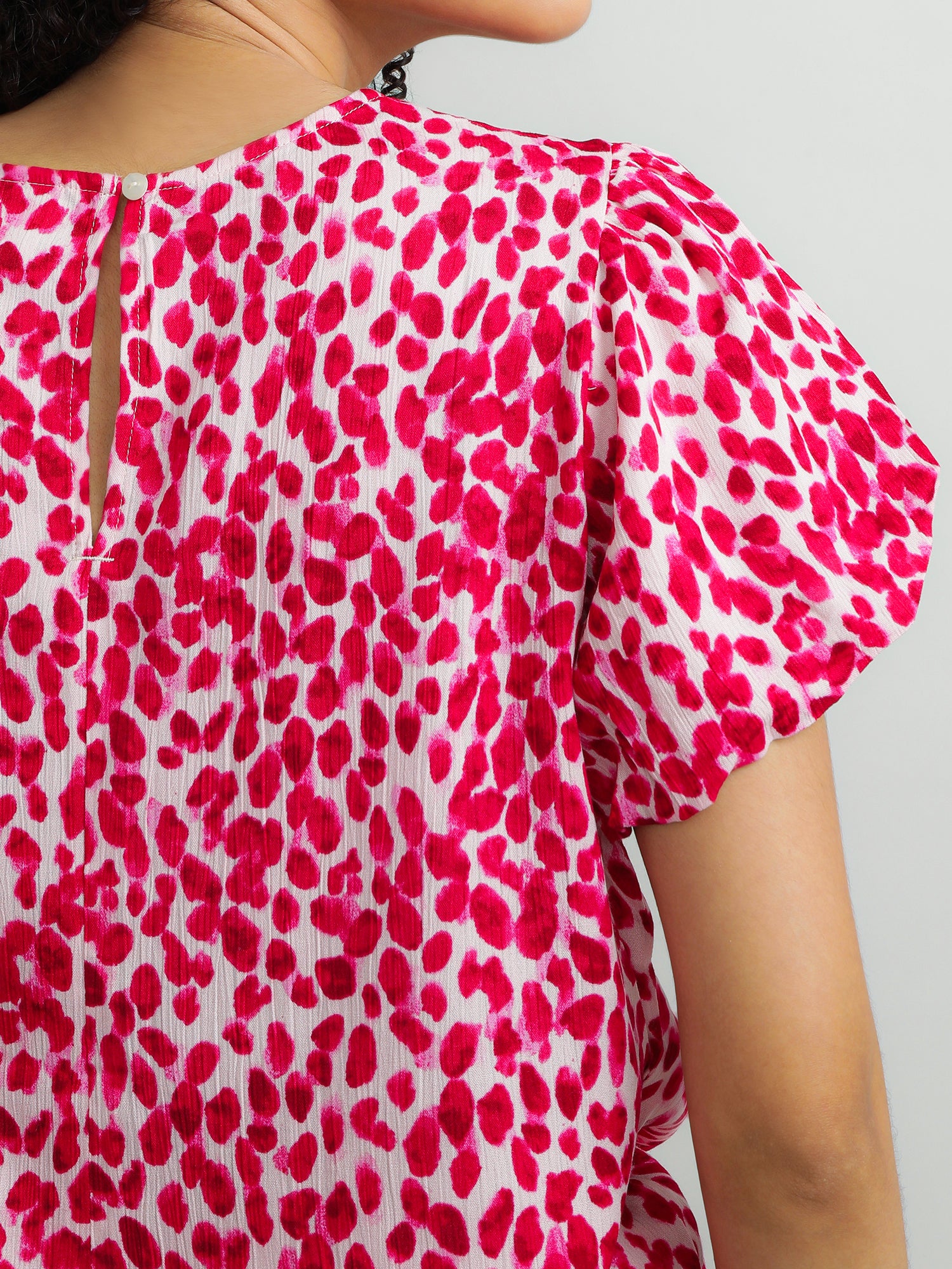 Women Viscose Pink Playful Top