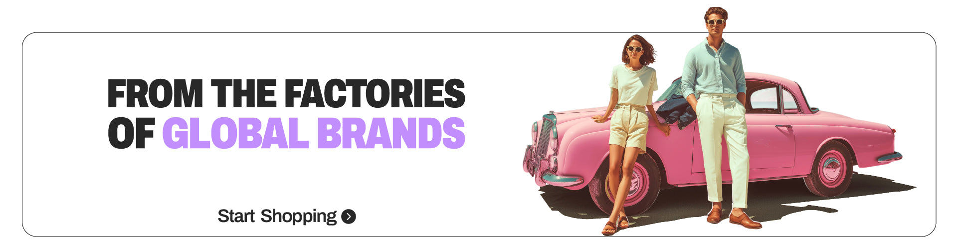 Product promotion banner