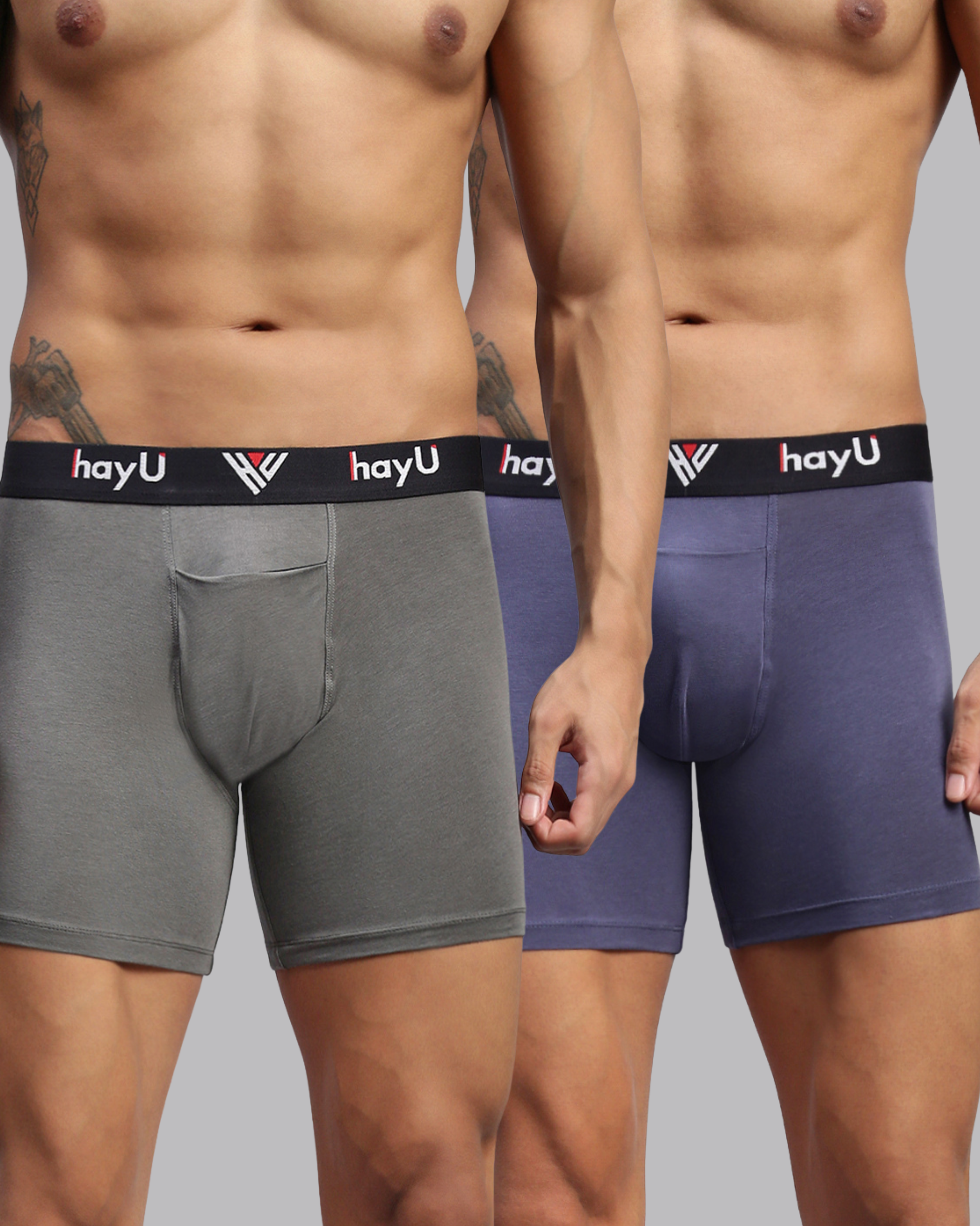 Men Pack of 2 Cotton Elastane Briefs