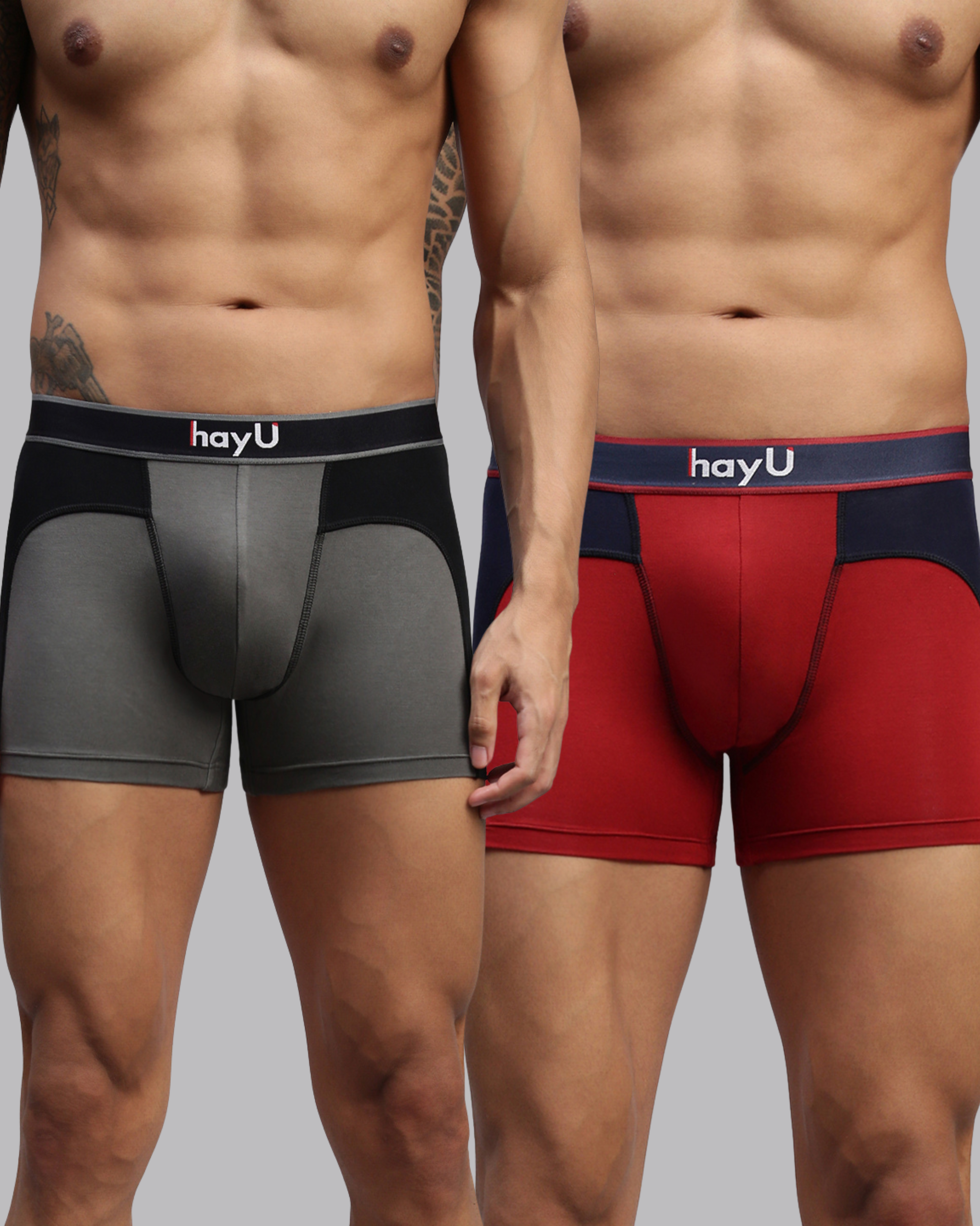 Men Pack of 2 Modal Elastane Trunks