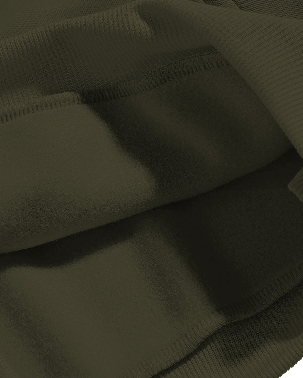 Men Olive Printed Hoodie
