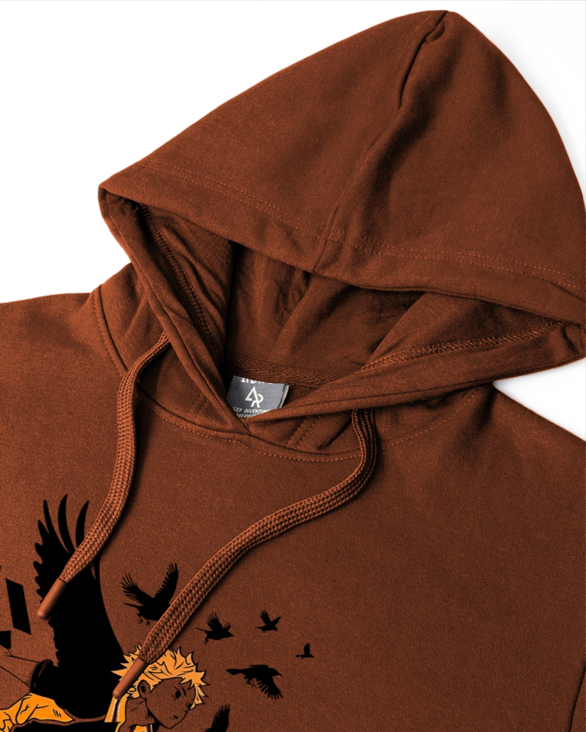 Men Brown Anime Hoodies