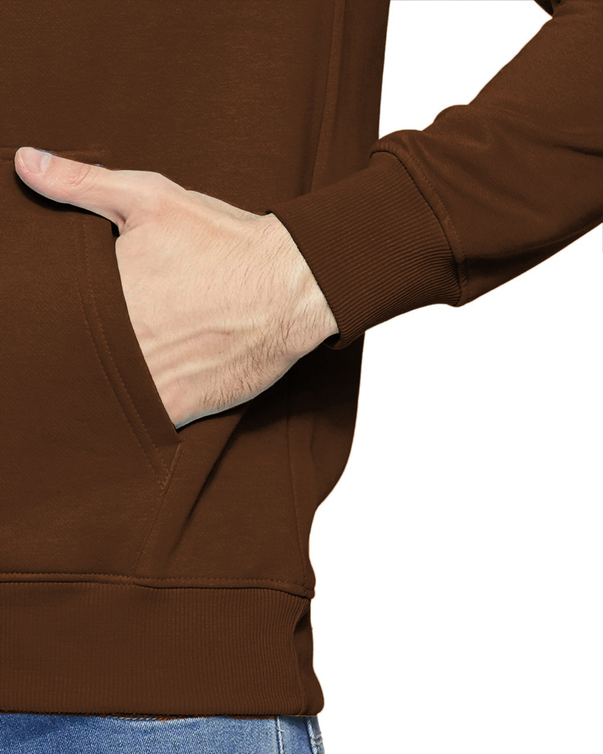 Men Brown Anime Hoodies