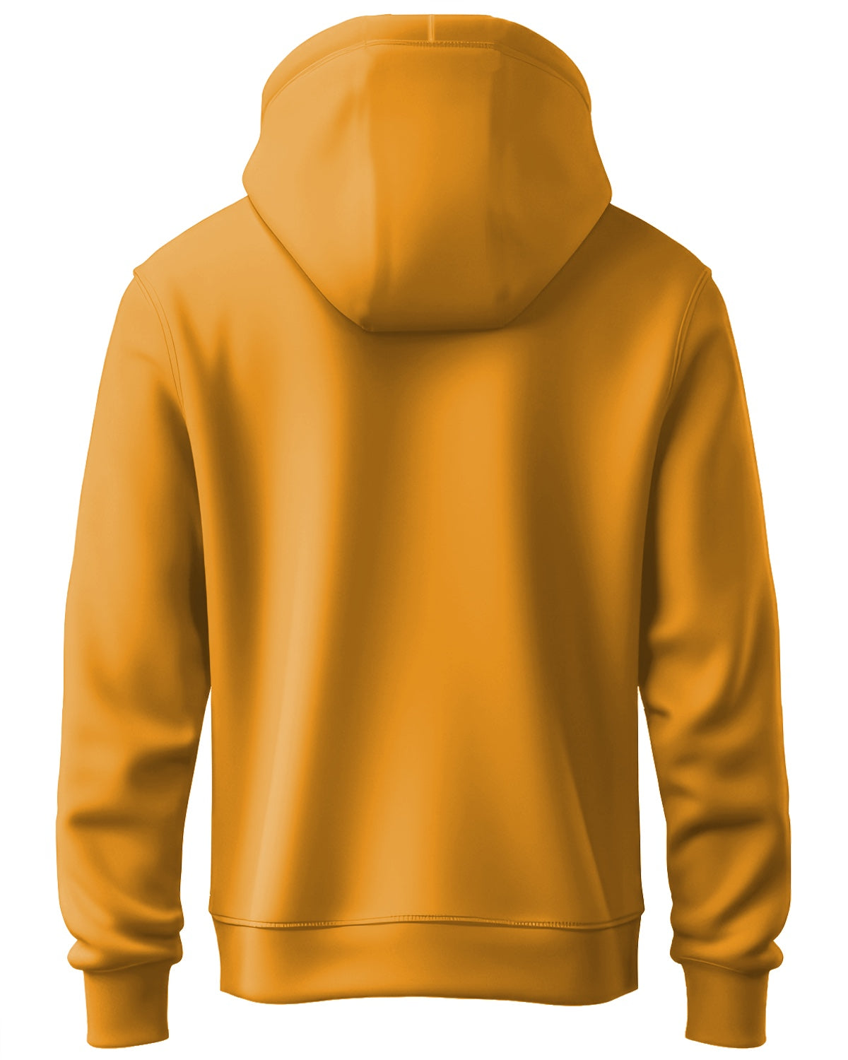 Men Mustard Anime Hoodies