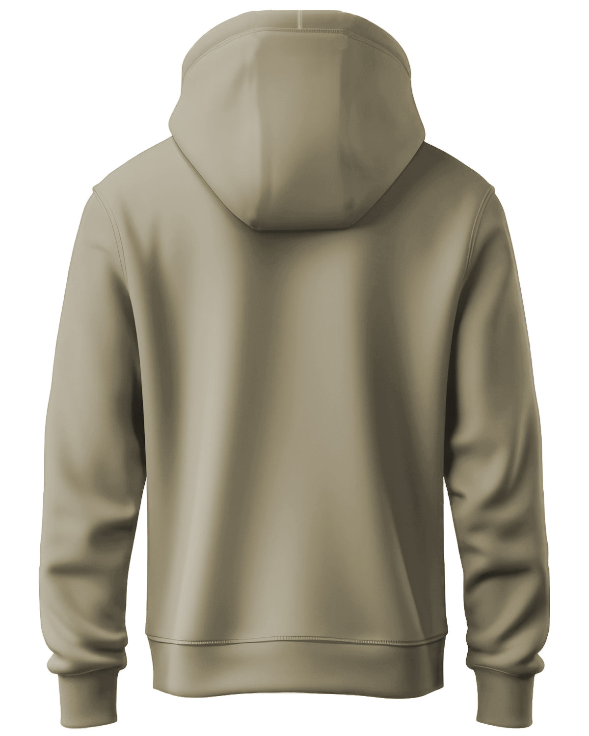 Men Beige Printed Hoodie