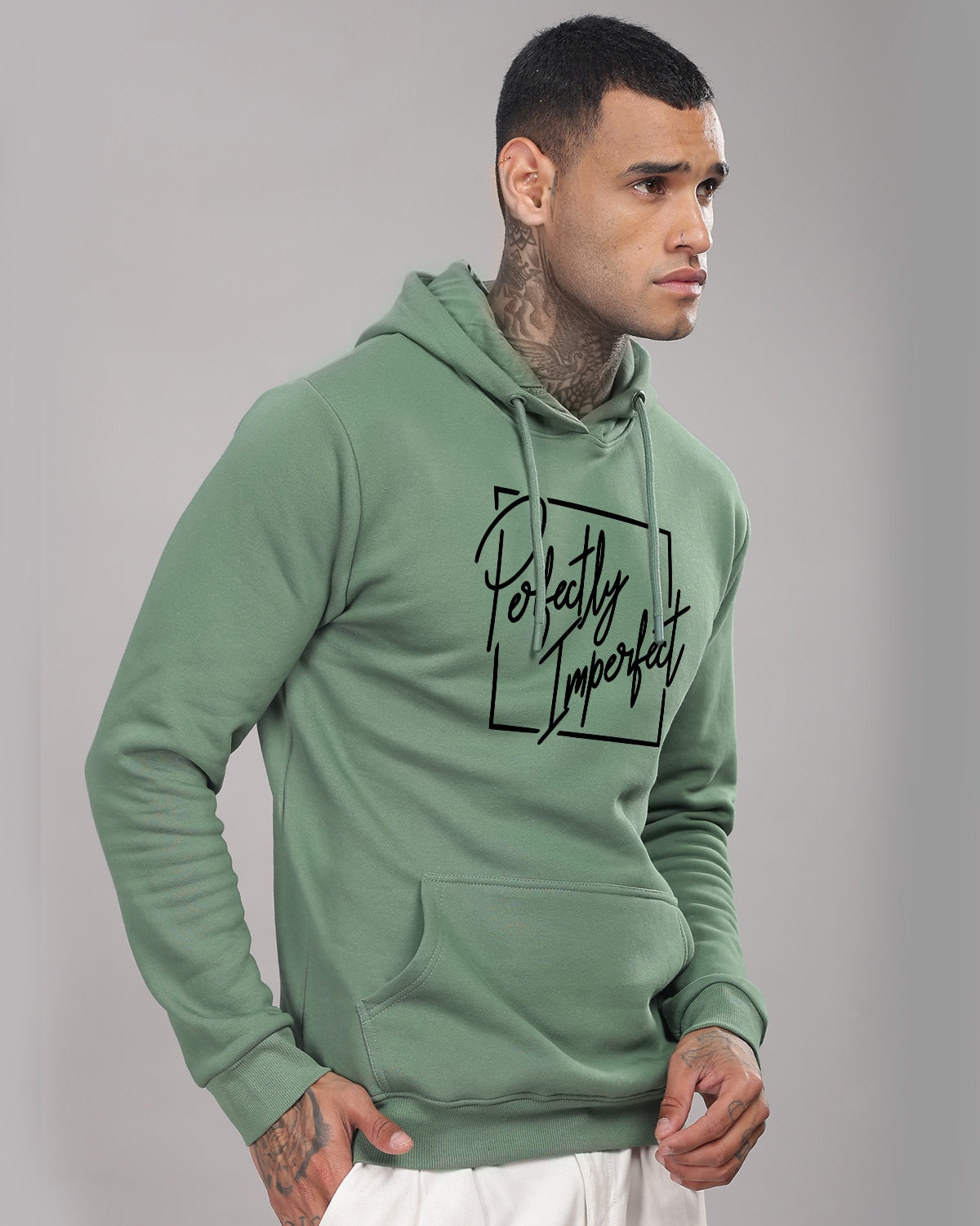 Men Pista Printed Hoodie