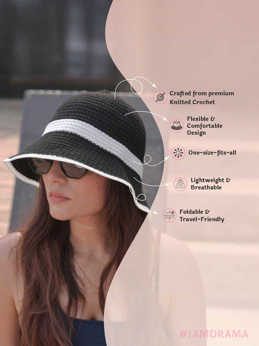 Multi Crochet Bucket Hat