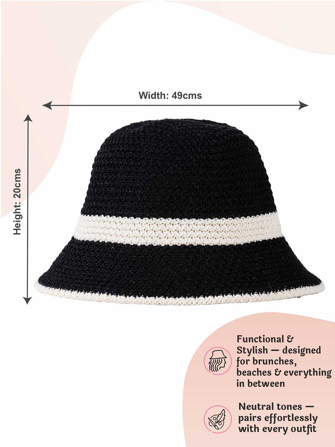 Multi Crochet Bucket Hat