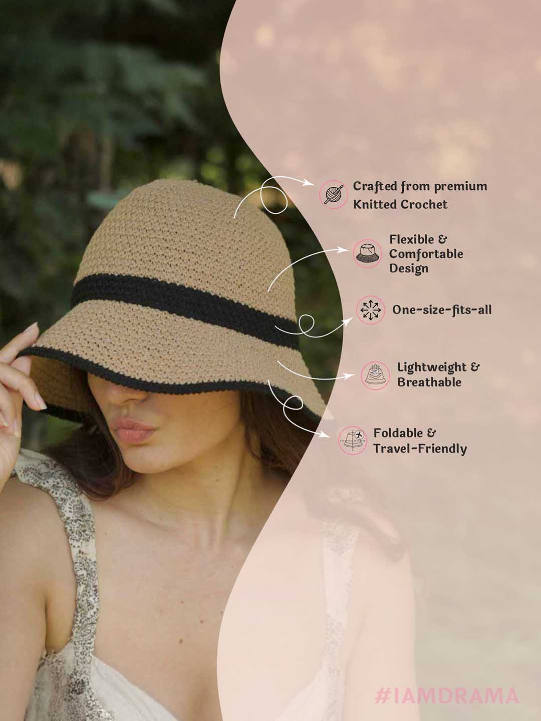 Multi Crochet Bucket Hat