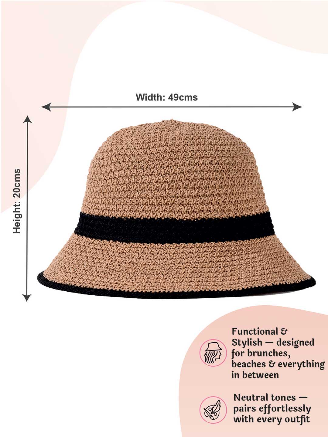 Multi Crochet Bucket Hat