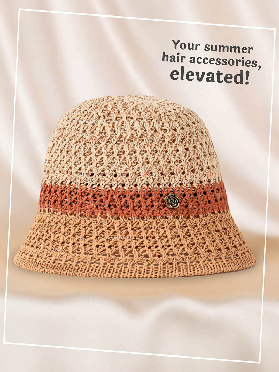 Multi Crochet Beach Bucket Hat
