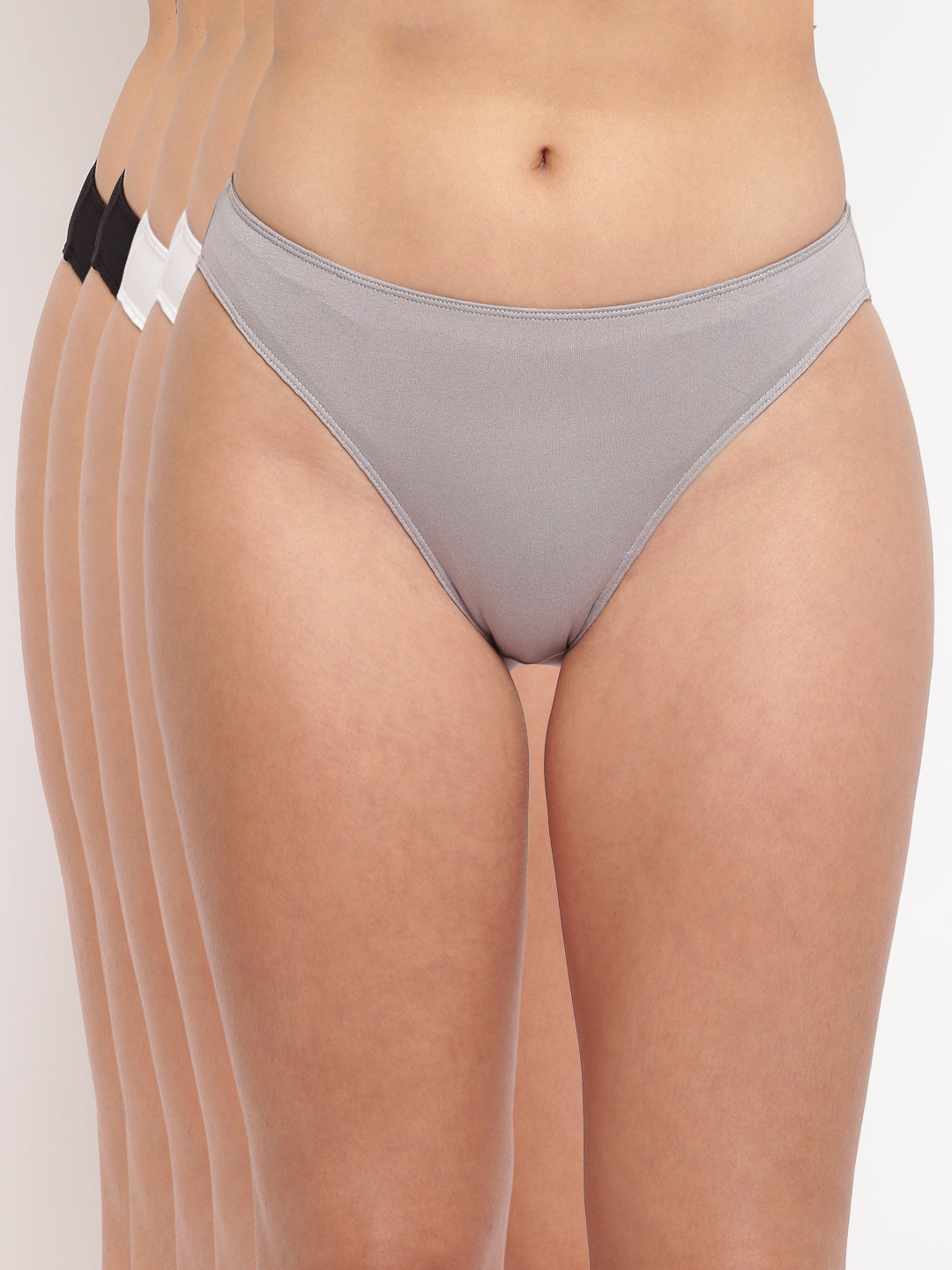 Women Glamo Rise High Leg Brief Pack of 5