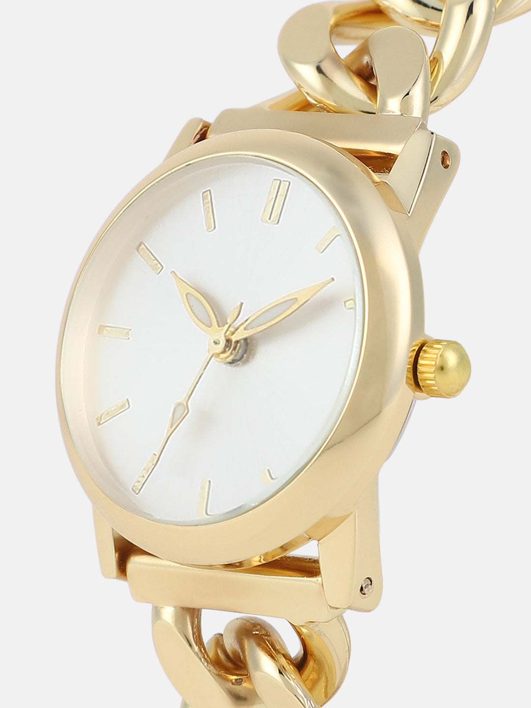 The Sova Chainlink Round Watch
