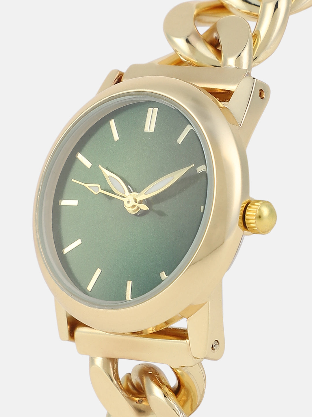 The Sova Chainlink Round Watch