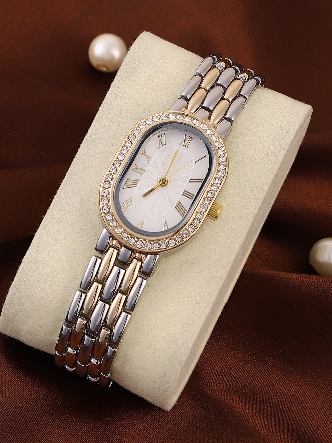 The Vivienne Roman Oblong Watch