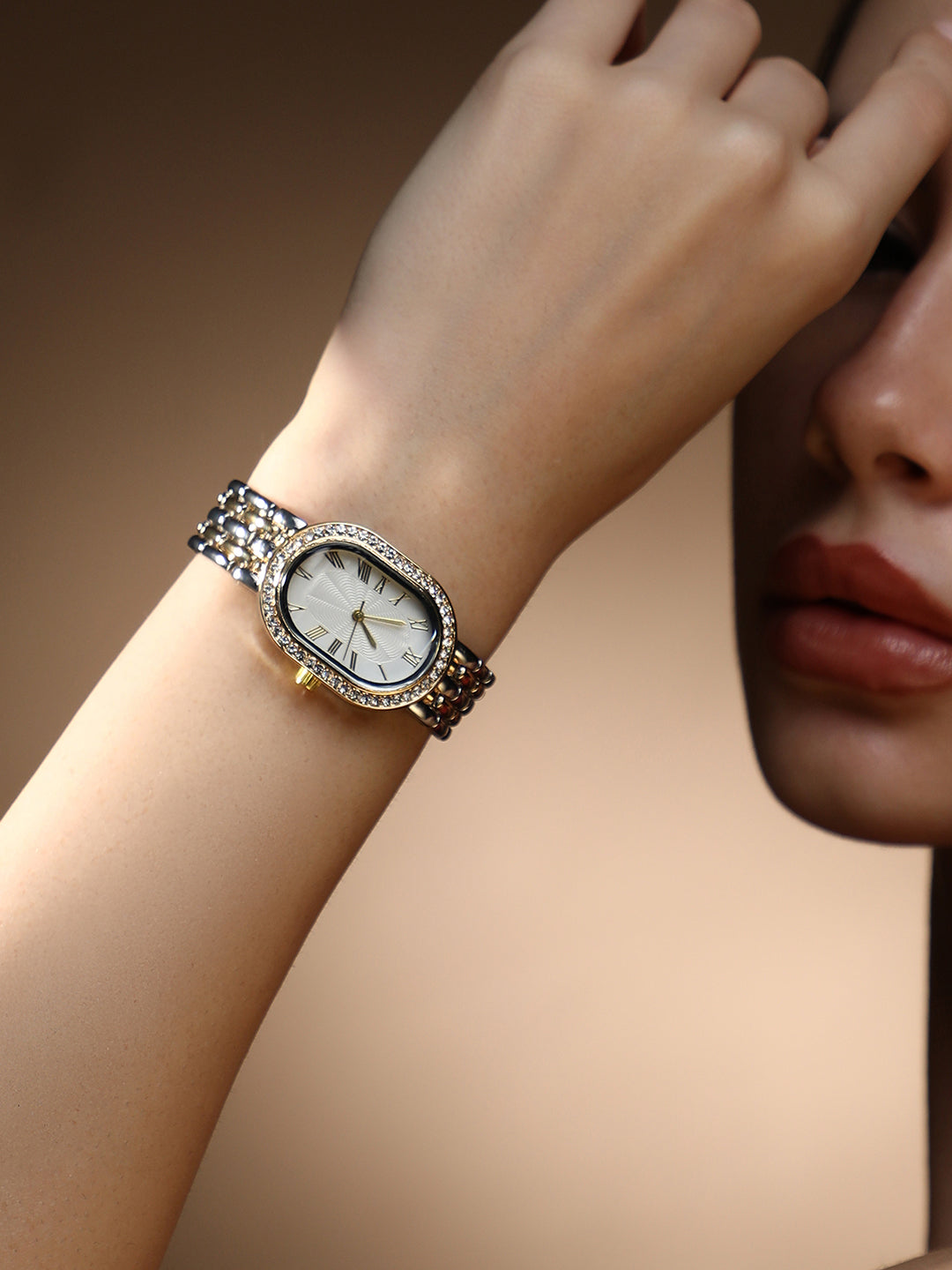 The Vivienne Roman Oblong Watch